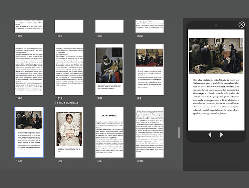 Servicios de maquetación digital. Ejemplos: vistas del Kindle Previewer del libro "Cuadros de clínicos"